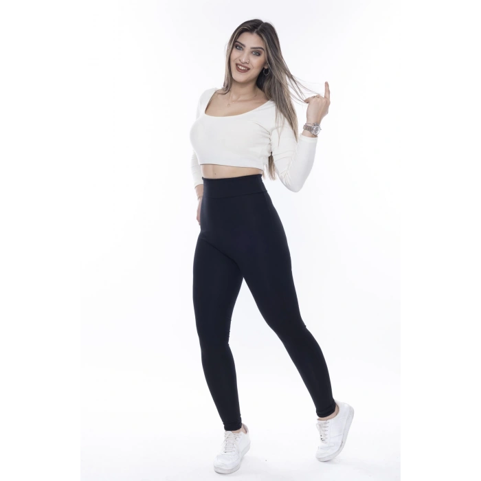 Kadın Beli Lastikli Toparlayıcı Tayt