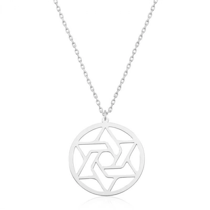 Kadın Gümüş Çember Bayan Kolye