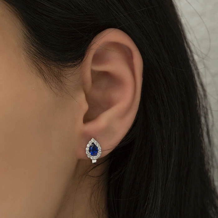 Kadın Gümüş Damla J Bayan Küpe