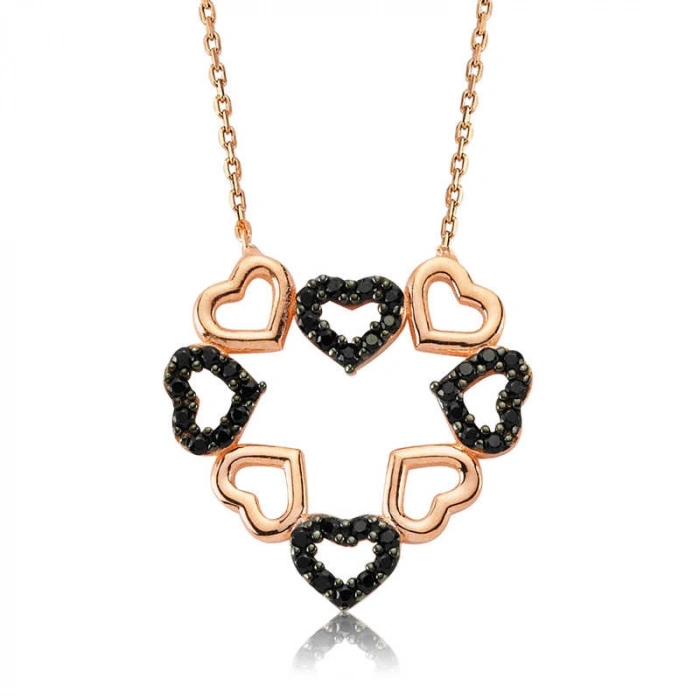 Kadın Gümüş Kalpli Aşk Bayan Kolye