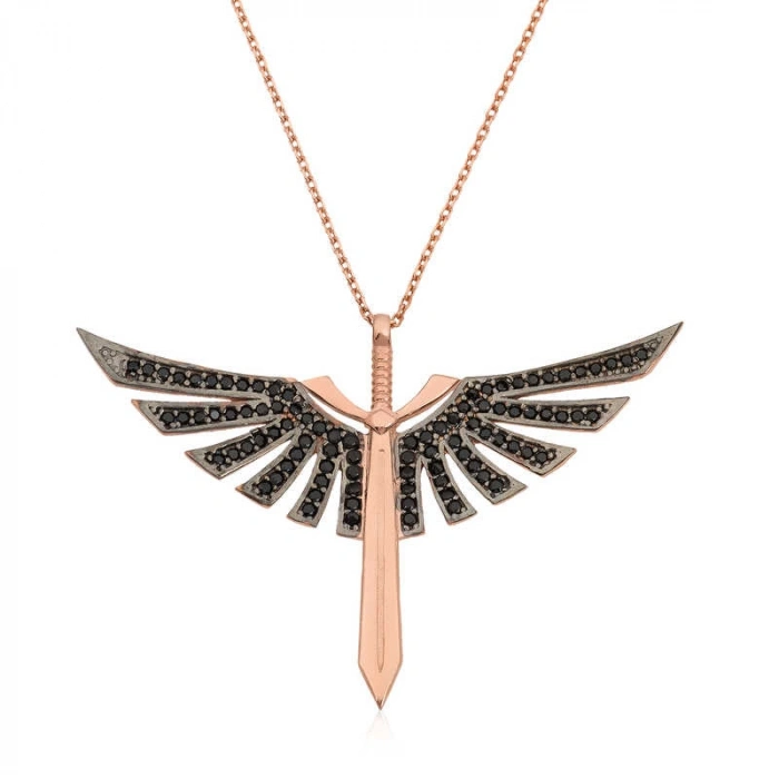 Kadın Gümüş Mikailin Kılıcı Kolye