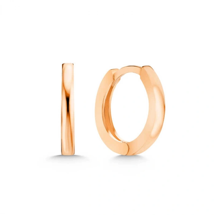 Kadın Gümüş Rose Halka Kadın Küpe