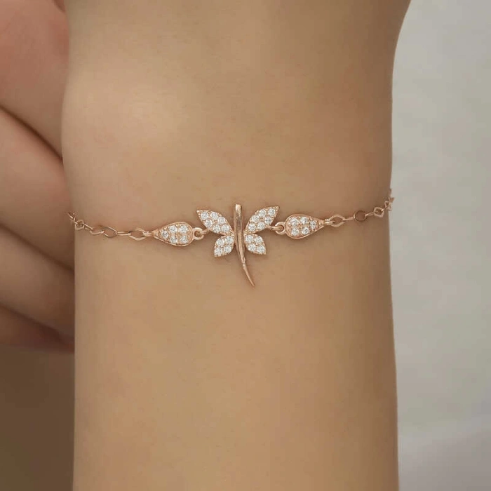 Kadın ​Gümüş Rose Yusufçuk Kadın Bileklik