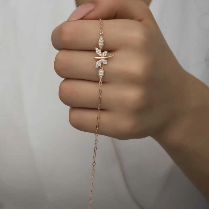Kadın ​Gümüş Rose Yusufçuk Kadın Bileklik