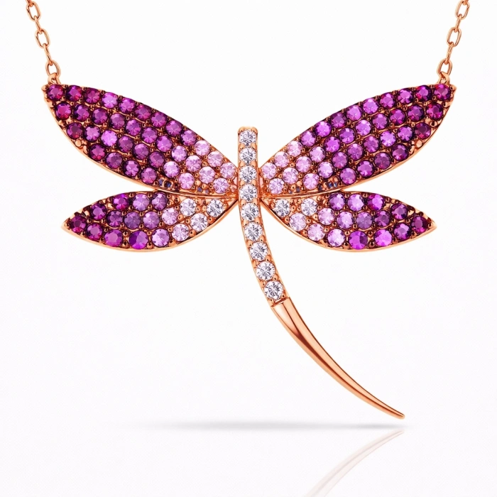 Kadın Gümüş Rose Yusufçuk Kadın Kolye