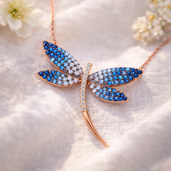 Kadın Gümüş Rose Yusufçuk Kadın Kolye