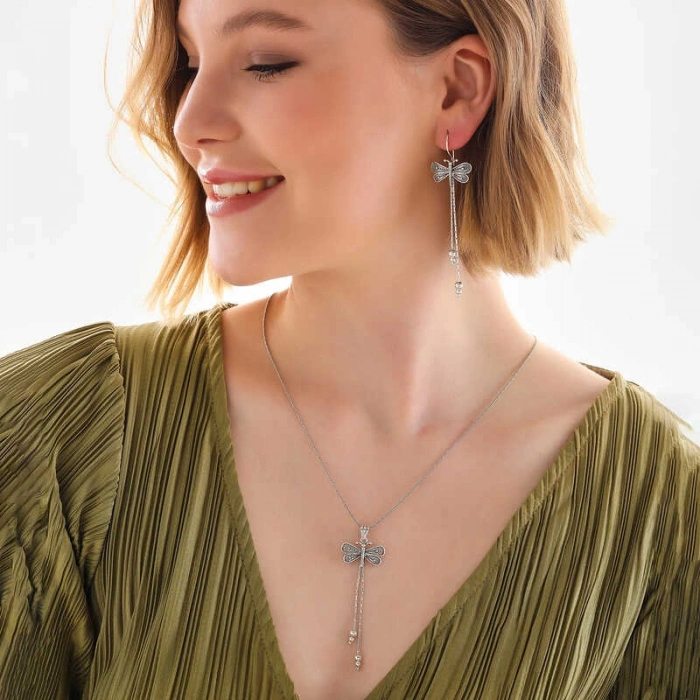 Kadın Gümüş Telkari Yusufçuk Kadın Set