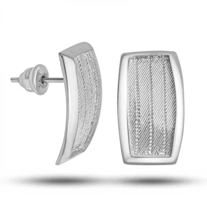 Kadın Gümüş Trabzon Hasır Kadın Küpe