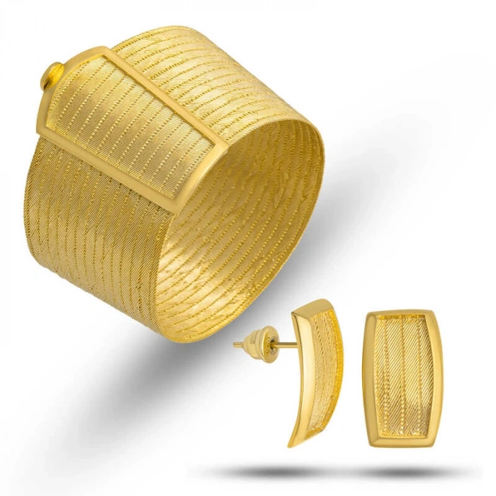 Kadın Gümüş Trabzon Hasır Kadın Set