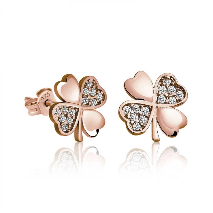 Kadın Gümüş Yonca Kadın Küpe