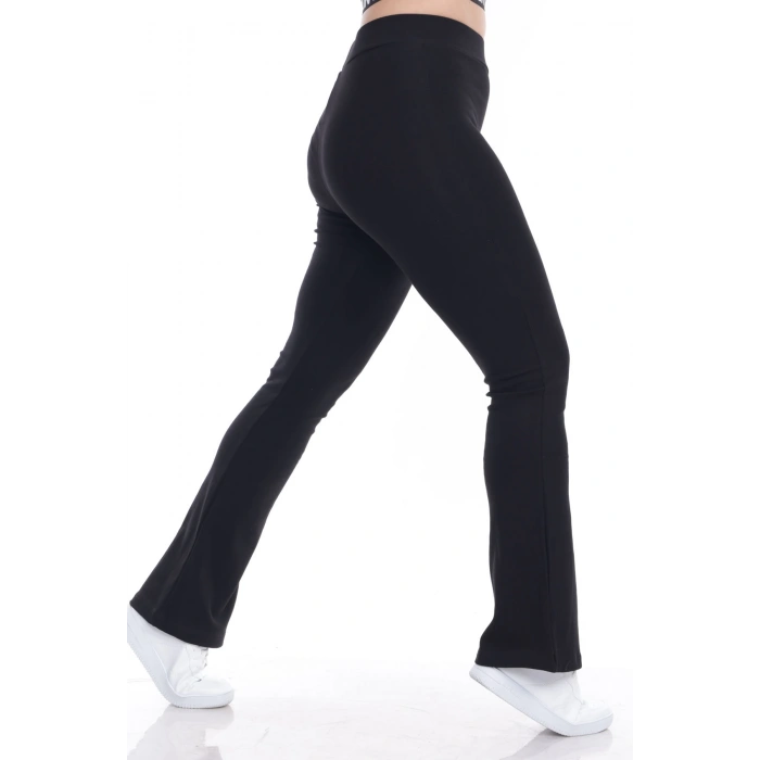 Kadın Beli Lastikli Toparlayıcı İspanyol Paça Tayt