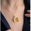Kadın Gümüş Gold Kutup Yıldızı Açılabilir Kadın Kolye