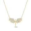 Kadın Gümüş Gold Mikail Meleği Bayan Kolye