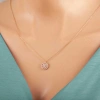 Kadın ​Gümüş Rose Çiçek Kadın Kolye