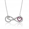 Kadın Gümüş Sevgilim Yazılı Sonsuzluk Bayan Kolye