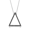 Kadın Gümüş Üçgen Kadın Kolye