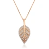 Kadın Gümüş Yaprak Bayan Kolye