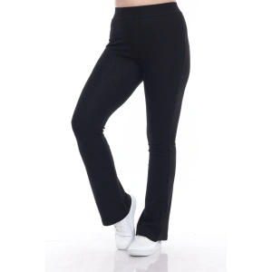 Kadın Beli Lastikli Toparlayıcı İspanyol Paça Büyük BedenTayt