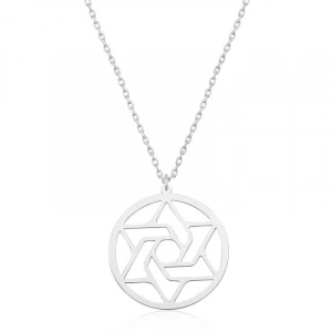 Kadın Gümüş Çember Bayan Kolye