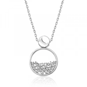 Kadın ​Gümüş Çiğ Damlası Bayan Kolye