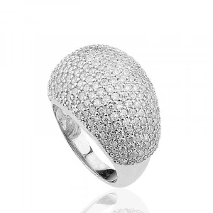 Kadın Gümüş Çok Taşlı Bayan Yüzük