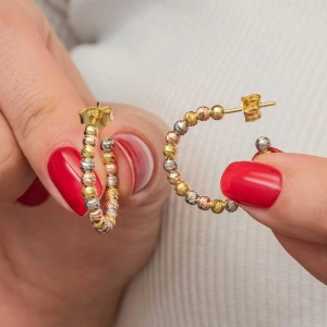 Kadın Gümüş Dorika Kadın Küpe