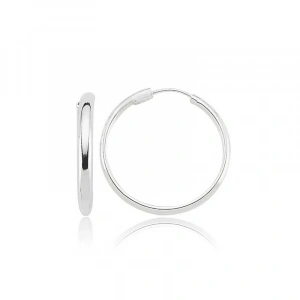 Kadın Gümüş Halka Küpe