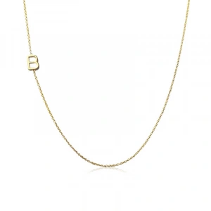 Kadın Gümüş Harfli Bayan Kolye