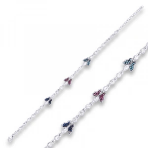 Kadın ​Gümüş Kelebek Bayan Bileklik