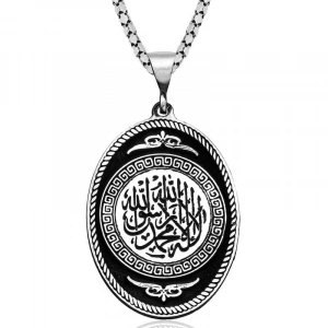 Kadın Gümüş Kelime-i Tevhid Kolye