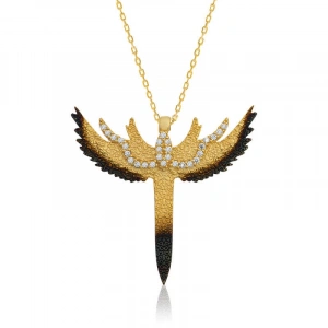 Kadın Gümüş Kılıç Bayan Kolye