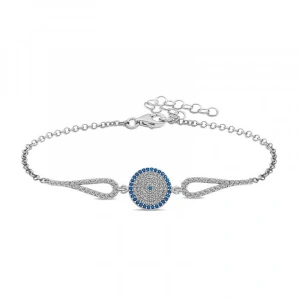 Kadın Gümüş Nazar Bayan Bileklik