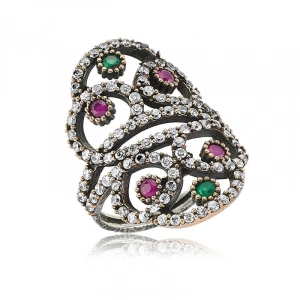 Kadın Gümüş Otantik Bayan Yüzük