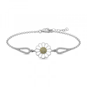 Kadın Gümüş Papatya Bileklik