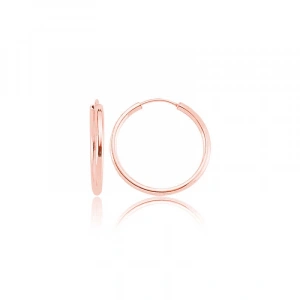 Kadın ​Gümüş Rose Kaplama Halka Küpe