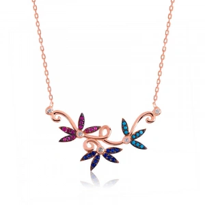 Kadın Gümüş Sevgi Dalı Bayan Kolye