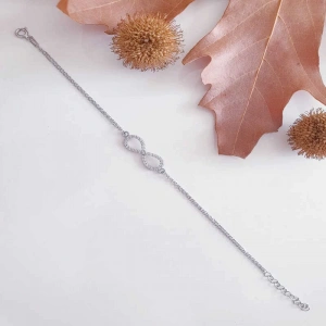 Kadın Gümüş Sonsuzluk Kadın Bileklik