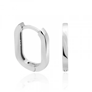 Kadın Gümüş Taşsız J Bayan Küpe