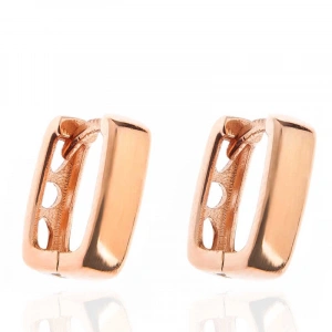 Kadın Gümüş Taşsız J Bayan Küpe