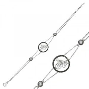 Kadın Gümüş Tuğralı Bayan Bileklik