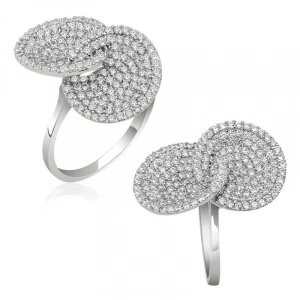 Kadın Gümüş Zirkon Taşlı Bayan Yüzük