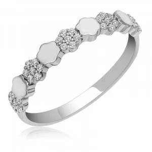 Kadın Gümüş Zirkon Taşlı Kadın Yüzük