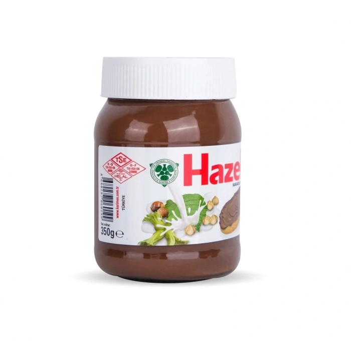 Hazelle Sürülebilir Kakaolu Fındık Ezmesi 350 gr (%15 Fındıklı) Glutensiz