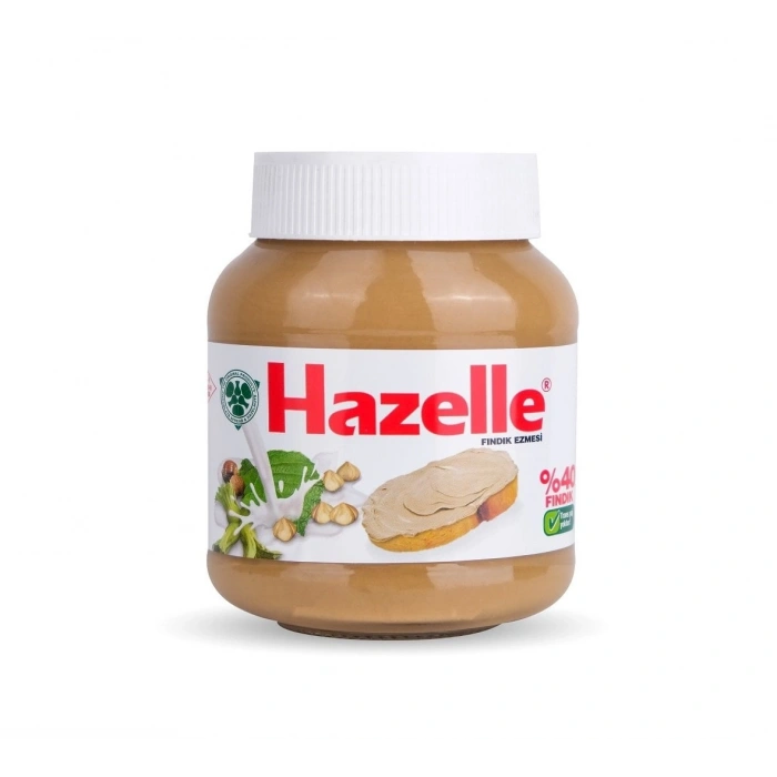 Hazelle Sürülebilir Sütlü Fındık Ezmesi 350 gr (%40 Fındıklı) Glutensiz