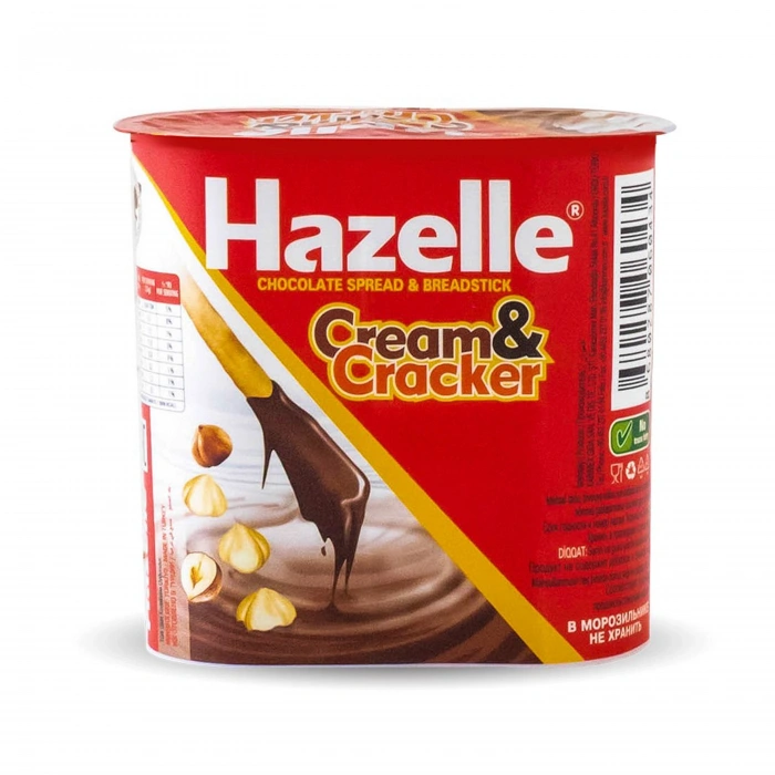 Hazelle Cream&Cracker Grisinli Krem Çikolata 52 gr 24 lü Paket