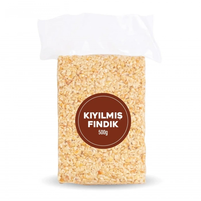 Bahcce Kavrulmuş Kıyılmış Fındık 500 gr Vakum Paket