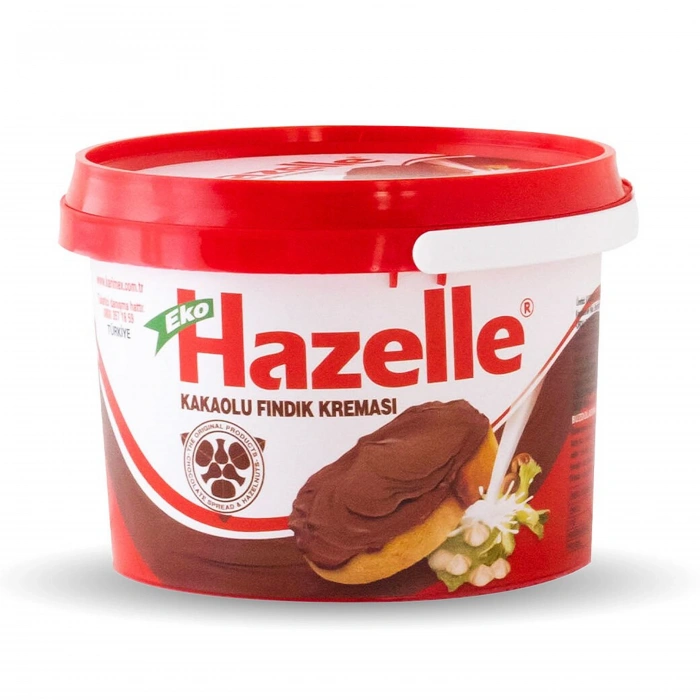 Hazelle Eko Sürülebilir Sütlü ve Kakaolu Fındık Kreması 400 gr X2 Avantaj Paket