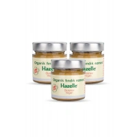 Hazelle Organik Şekersiz %100 Fındık Ezmesi 200 gr X3 Adet Avantaj Paket