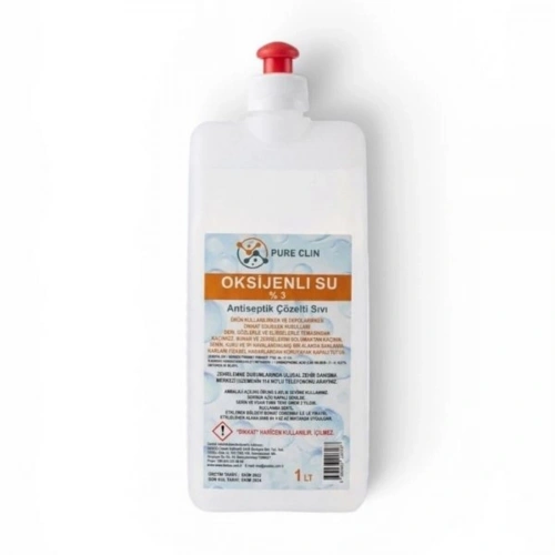 Oksijenli Su Yara Temizleme Antiseptiği 1 Litre