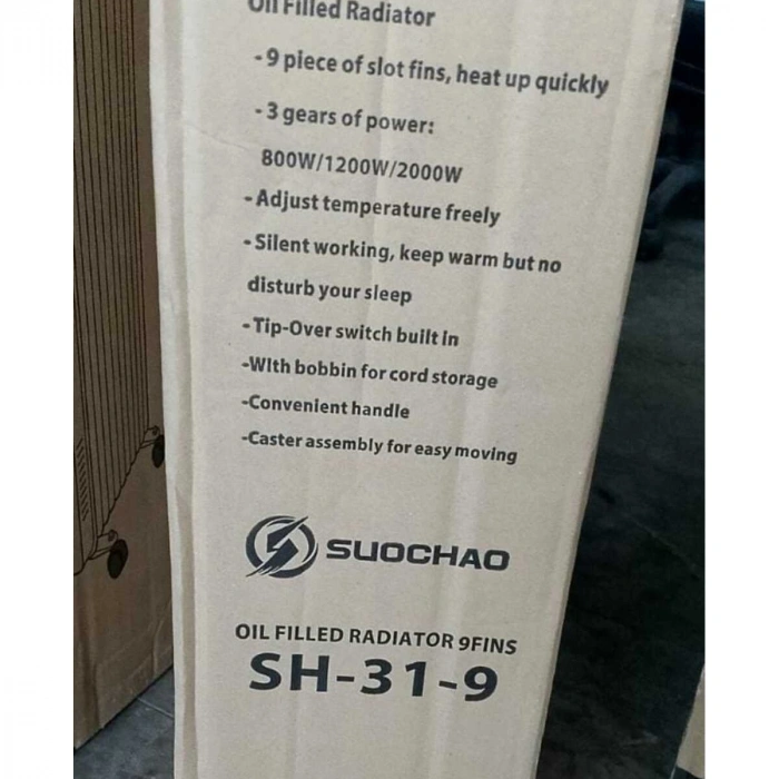 SH-31-9 – 9 Kanatlı Yağlı Radyatör